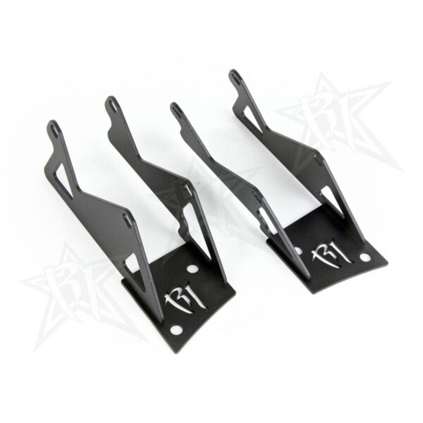 RIGID 2007-2015 Jeep JK A-Pillar Mount, Fits 4 D-Series or Radiance LED Lights