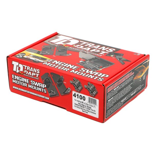 TRANS-DAPT PERFORMANCE PRODUCTS CHEVY V8 OR V6 INTO JEEP CJ SERIES- MOTOR MOUNT KIT