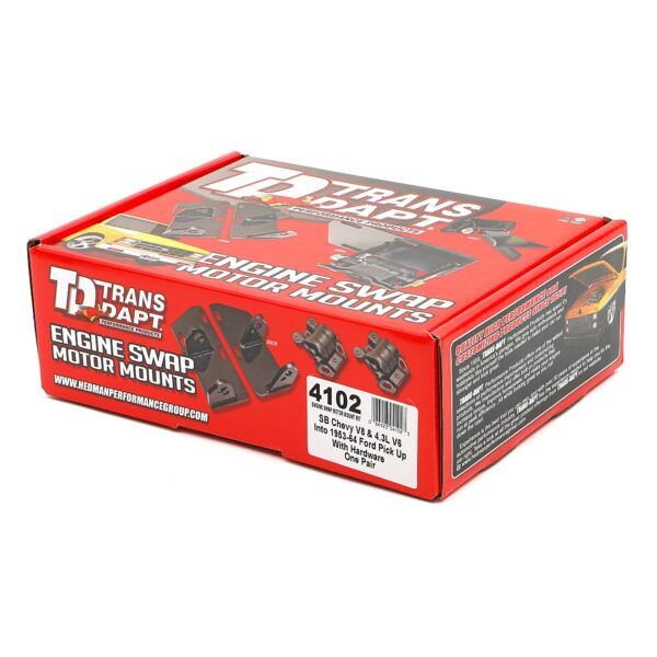 TRANS-DAPT PERFORMANCE PRODUCTS CHEVY V8 OR V6 INTO 1953-64 FORD PICKUP- MOTOR MOUNT KIT