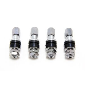 TRANS-DAPT PERFORMANCE PRODUCTS VALVE STEMS; BOLT-ON STYLE (4 PCS.)- CHROME