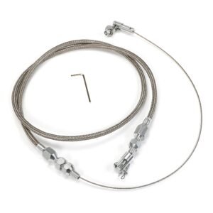 TRANS-DAPT PERFORMANCE PRODUCTS THROTTLE CABLE KIT 36 IN. UNIV. STAINLESS STEEL HOUSING