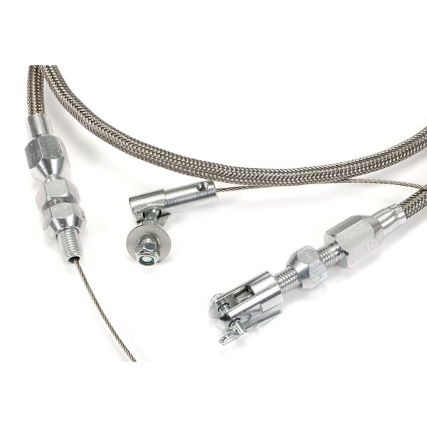 TRANS-DAPT PERFORMANCE PRODUCTS THROTTLE CABLE KIT 36 IN. UNIV. STAINLESS STEEL HOUSING