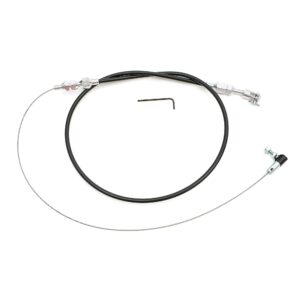 TRANS-DAPT PERFORMANCE PRODUCTS THROTTLE CABLE KIT 36 IN. UNIVERSAL BLACK HOUSING