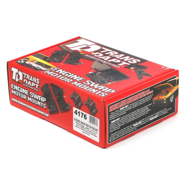 TRANS-DAPT PERFORMANCE PRODUCTS 55-57 CHEVY (TRI-5) FRAME MOUNTS; ENGINE 3/4 IN. FORWARD FOR HEI; NO PADS