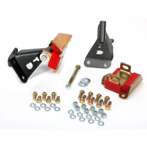 TRANS-DAPT PERFORMANCE PRODUCTS 55-57 CHEVY (TRI-5) FRAME MOUNTS; ENGINE 3/4 IN. FORWARD FOR HEI; POLYURETHANE PADS