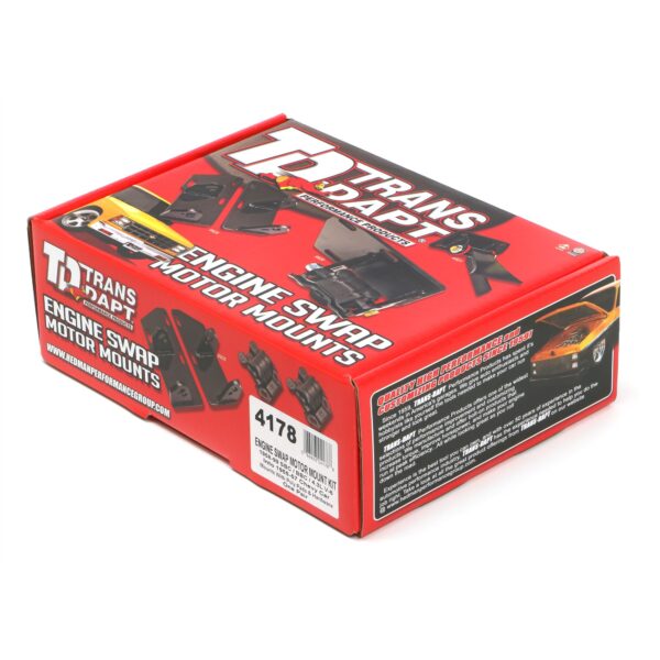 TRANS-DAPT PERFORMANCE PRODUCTS 55-57 CHEVY (TRI-5) FRAME MOUNTS; ENGINE 3/4 IN. FORWARD FOR HEI; POLYURETHANE PADS
