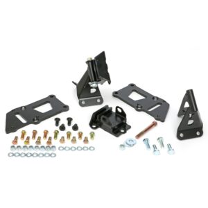 TRANS-DAPT PERFORMANCE PRODUCTS 55-57 CHEVY (TRI-5) LS ENGINE SWAP MOUNT KIT WITH RUBBER MOUNT PADS