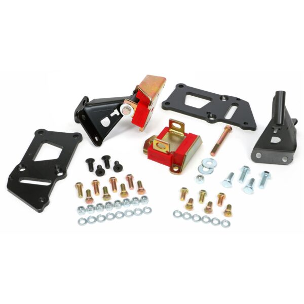 TRANS-DAPT PERFORMANCE PRODUCTS 55-57 CHEVY (TRI-5) LS ENGINE SWAP MOUNT KIT WITH POLYURETHANE MOUNT PADS