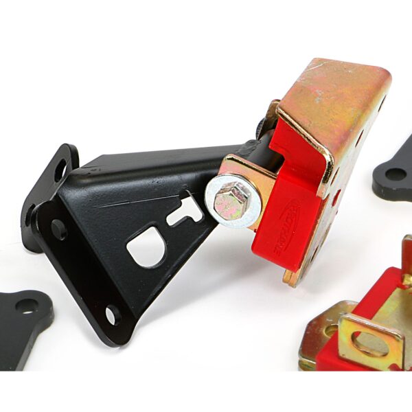TRANS-DAPT PERFORMANCE PRODUCTS 55-57 CHEVY (TRI-5) LS ENGINE SWAP MOUNT KIT WITH POLYURETHANE MOUNT PADS