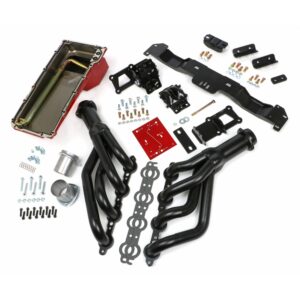 TRANS-DAPT PERFORMANCE PRODUCTS SWAP IN A BOX KIT-LS ENGINE INTO 70-74 F-BODY AUTOMATIC TRANSMISSION W/BLACK HEADERS