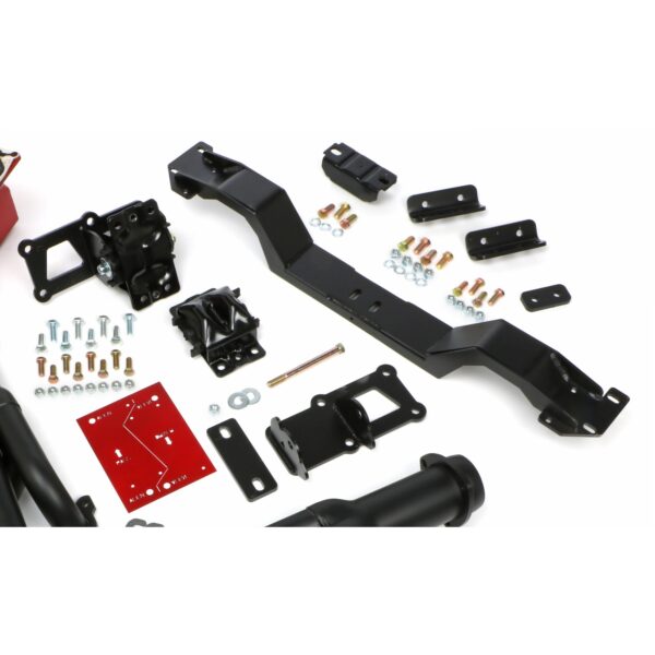 TRANS-DAPT PERFORMANCE PRODUCTS SWAP IN A BOX KIT-LS ENGINE INTO 70-74 F-BODY MANUAL TRANSMISSION W/BLACK MAXX HEADERS