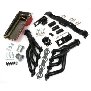 TRANS-DAPT PERFORMANCE PRODUCTS SWAP IN A BOX KIT-LS ENGINE INTO 75-81 F-BODY AUTOMATIC TRANSMISSION W/BLACK HEADERS
