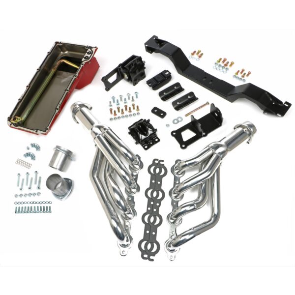 TRANS-DAPT PERFORMANCE PRODUCTS SWAP IN A BOX KIT-LS ENGINE INTO 75-81 F-BODY MANUAL TRANSMISSION W/HTC HEADERS