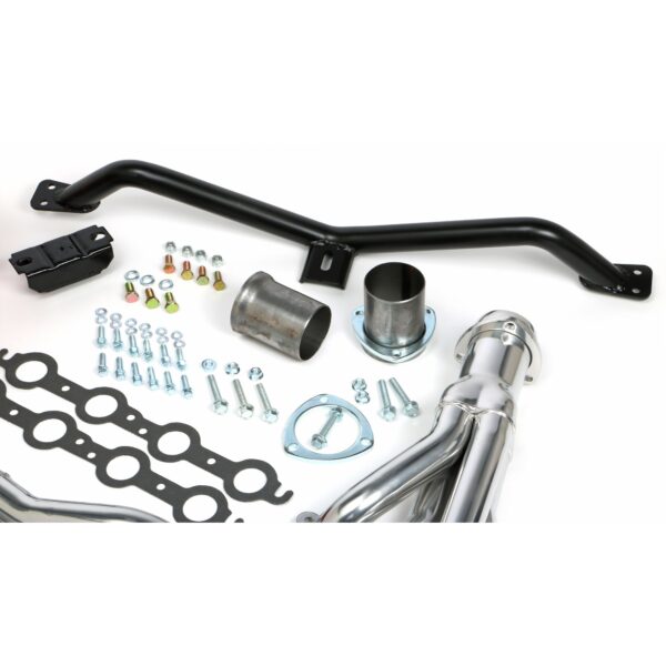 TRANS-DAPT PERFORMANCE PRODUCTS SWAP IN A BOX KIT-LS ENGINE INTO 67-72 2WD CHEVY/GMC TRUCKS AUTOMATIC TRANSMISSION WITH HTC COATED, MILD STEEL HEADERS