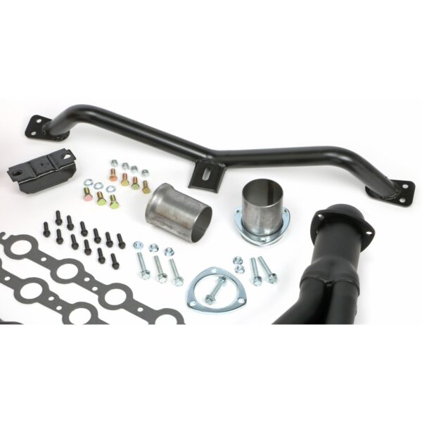 TRANS-DAPT PERFORMANCE PRODUCTS SWAP IN A BOX KIT-LS ENGINE INTO 73-87 2WD CHEVY/GMC TRUCKS & 73-91 2WD GM SUVS AUTOMATIC TRANSMISSION WITH BLACK-MAXX COATED MILD STEEL HEADERS