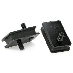 TRANS-DAPT PERFORMANCE PRODUCTS HEAVY-DUTY REPLACEMENT MOPAR MOTOR MOUNT PADS-(2-SHORT)