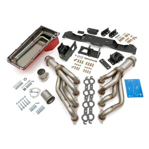 Engine SWAP-IN-A-BOX KIT; LS in 70-74 Camaro/Firebird; Auto Trans- Raw Headers