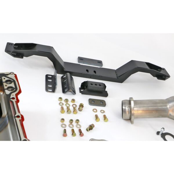 Engine SWAP-IN-A-BOX KIT; LS in 70-74 Camaro/FB; Manual Trans- Raw Headers