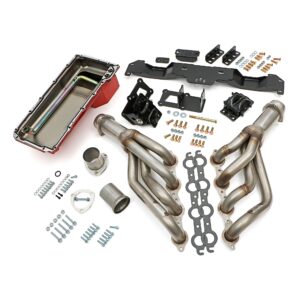 Engine SWAP-IN-A-BOX KIT; LS in 75-81 Camaro/Firebird; Auto Trans- Raw Headers