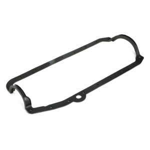 TRANS-DAPT PERFORMANCE PRODUCTS 1958-79 SB CHEVY OIL PAN GASKET SET; RUBBER ; 2PC REAR MAIN SEAL