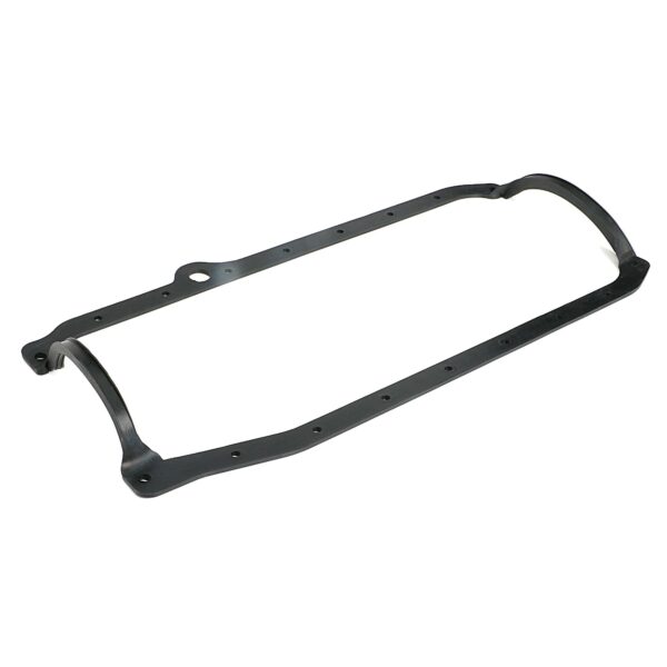 TRANS-DAPT PERFORMANCE PRODUCTS 1986-02 SB CHEVY OIL PAN GASKET SET; RUBBER ; 1PC REAR MAIN SEAL