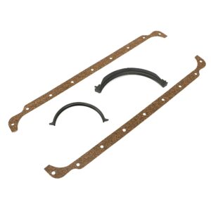 TRANS-DAPT PERFORMANCE PRODUCTS 1971-80 CHRYSLER 360 OEM STYLE REPLACEMENT OIL PAN GASKET- CORK RAILS AND RUBBER END SEALS