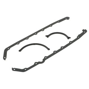 TRANS-DAPT PERFORMANCE PRODUCTS OLDSMOBILE 330-455 OEM STYLE REPLACEMENT OIL PAN GASKET- CORK RAILS AND RUBBER END SEALS