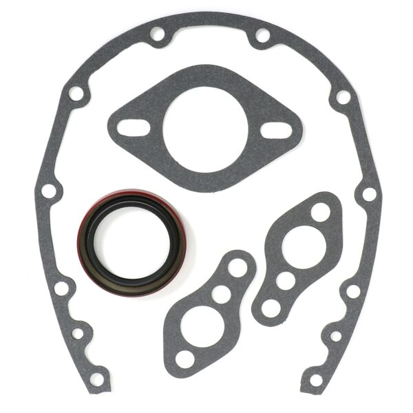 TRANS-DAPT PERFORMANCE PRODUCTS SB CHEVY 283-350 TIMING COVER GASKETS (WITH SEAL)