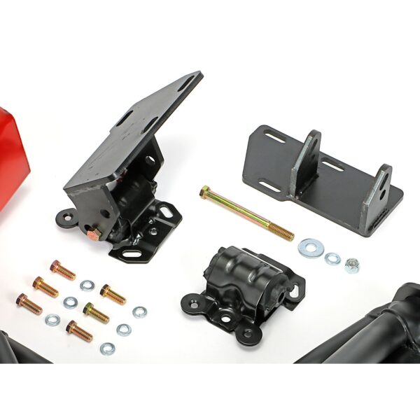 TRANS-DAPT PERFORMANCE PRODUCTS CHEVY V8 INTO 4WD S10/S15 FAMILY ENGINE SWAP KIT; STANDARD-DUTY UNCOATED HEADERS- FACTORY HEADS