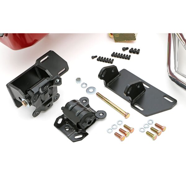 TRANS-DAPT PERFORMANCE PRODUCTS CHEVY V8 INTO 4WD S10/S15 FAMILY ENGINE SWAP KIT; STANDARD-DUTY HTC COATED HEADERS- FACTORY HEADS
