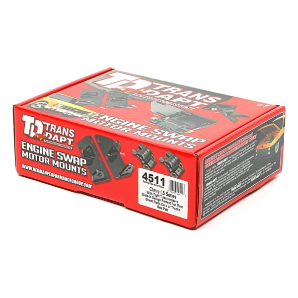 TRANS-DAPT PERFORMANCE PRODUCTS LS SERIES UNIVERSAL STREET ROD BUSHING STYLE MOUNTS. FOR USE WITH TRADITIONAL BLOCK HUGGERS
