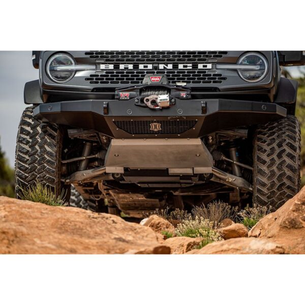 ICON Impact Armor 2021-2023 Ford Bronco Front Diff Skid Plate