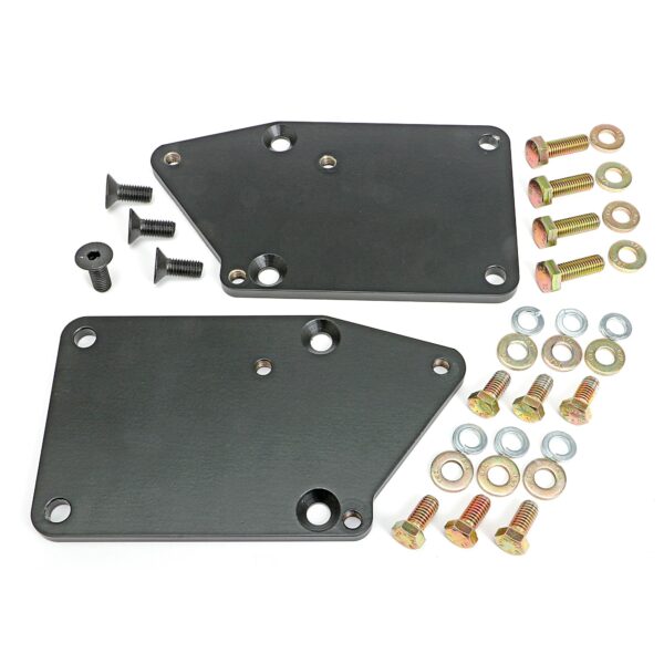 TRANS-DAPT PERFORMANCE PRODUCTS ENGINE SWAP CONVERSION PLATES; 5/8 IN. REARWARD; LT (GEN5) IN SB CHEVY CAR CHASSIS