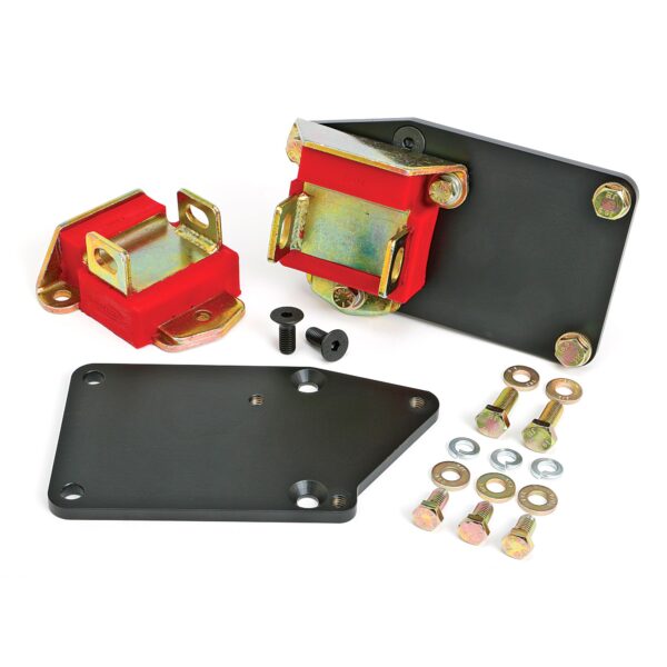 TRANS-DAPT PERFORMANCE PRODUCTS ENGINE SWAP KIT; LT (GEN5) IN SB CHEVY CAR CHASSIS; 5/8 IN. REARWARD; POLYURETHANE