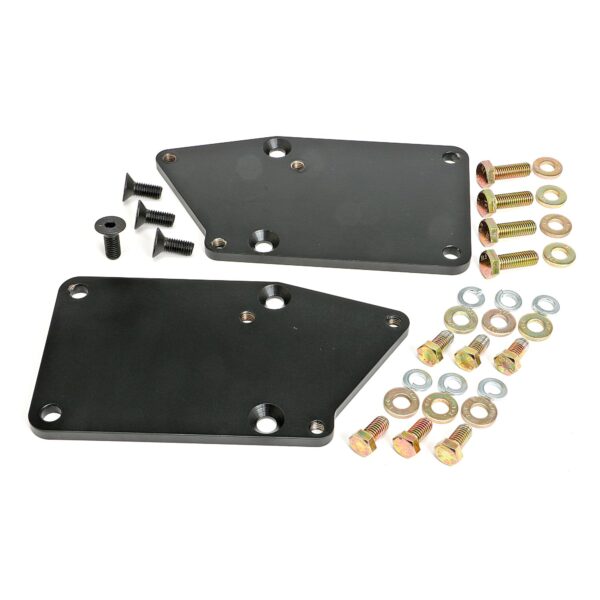 TRANS-DAPT PERFORMANCE PRODUCTS ENGINE SWAP CONVERSION PLATE; 1-1/8 IN. REARWARD; LT (GEN5) IN SB CHEVY CAR CHASSIS