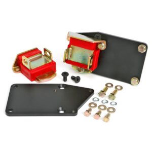 TRANS-DAPT PERFORMANCE PRODUCTS ENGINE SWAP KIT; LT (GEN5) IN SB CHEVY CAR CHASSIS; 1-1/8 IN. REARWARD; POLY. PADS