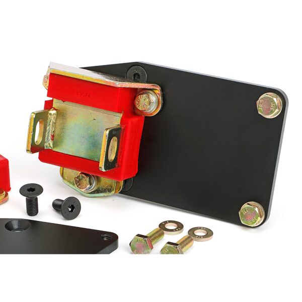 TRANS-DAPT PERFORMANCE PRODUCTS ENGINE SWAP KIT; LT (GEN5) IN SB CHEVY CAR CHASSIS; 1-1/8 IN. REARWARD; POLY. PADS