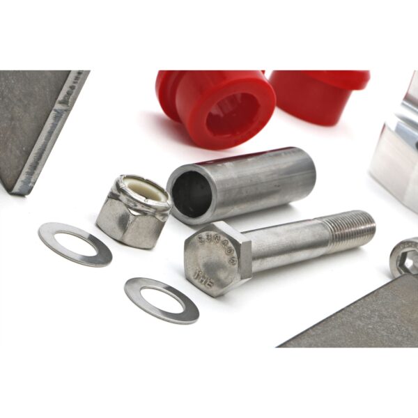 TRANS-DAPT PERFORMANCE PRODUCTS PREMIUM, BILLET ALUMINUM ENGINE MOUNT KIT WITH POLYURETHANE BUSHINGS AND STARTER FRAME BRACKETS; FITS GM 4.8, 5.3, 6.0 LS ENGINES (ONE PAIR)
