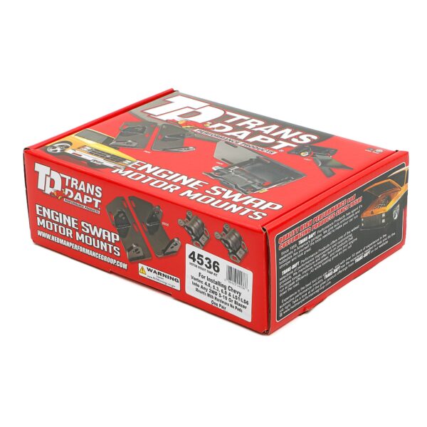TRANS-DAPT PERFORMANCE PRODUCTS CHEVY LS SERIES INTO S10, S15 (2WD) - MOTOR MOUNT PLATES ONLY