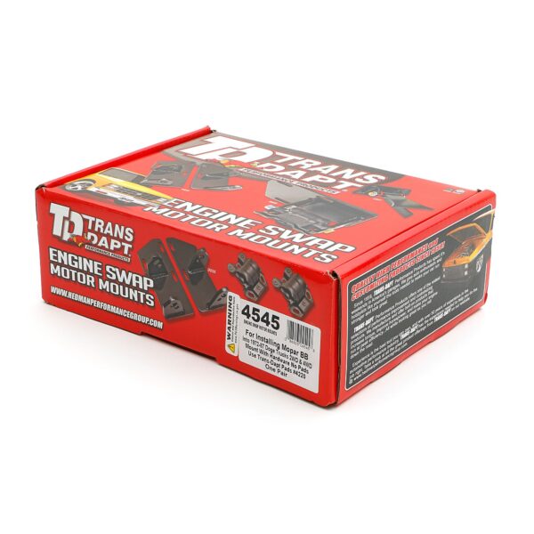 TRANS-DAPT PERFORMANCE PRODUCTS MOPAR BB INTO 1972-87 DODGE TRUCK (2WD)- MOTOR MOUNT PLATES ONLY