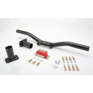 TRANS-DAPT PERFORMANCE PRODUCTS TRANSMISSION CROSSMEMBER WITH POLYURETHANE PAD; UNIVERSAL FIT; 26 IN. TO 36 IN. FRAMERAIL WIDTH; 3 IN. DROP DISTANCE