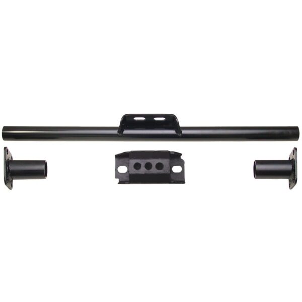 TRANS-DAPT PERFORMANCE PRODUCTS TRANSMISSION CROSSMEMBER WITH PAD; UNIVERSAL FIT; 26 IN. TO 36 IN. FRAMERAIL WIDTH; NO DROP DISTANCE