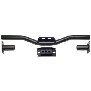 TRANS-DAPT PERFORMANCE PRODUCTS TRANSMISSION CROSSMEMBER WITH RUBBER PAD; UNIVERSAL FIT; 26 IN. TO 36 IN. FRAMERAIL WIDTH; 3 IN. DROP DISTANCE