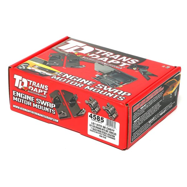 TRANS-DAPT PERFORMANCE PRODUCTS LS1 ENGINE SWAP KIT 1 IN. BACK- URETHANE PADS
