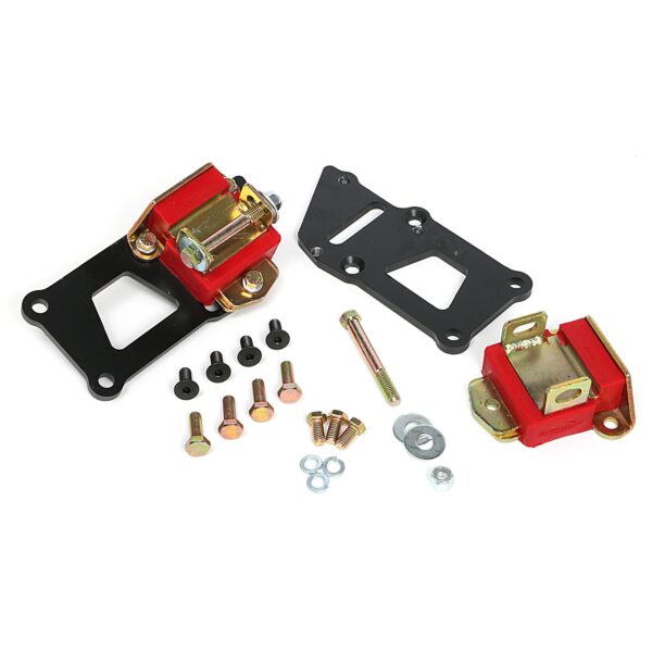 TRANS-DAPT PERFORMANCE PRODUCTS MOUNT KIT-LS INTO SBC CHASSIS 1 1/4 IN. BACK W/ POLY PADS