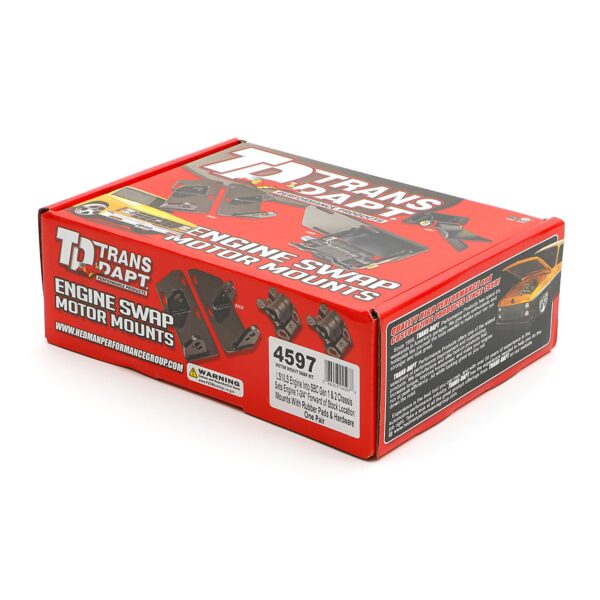 TRANS-DAPT PERFORMANCE PRODUCTS LS1 ENGINE SWAP KIT 1-3/4 IN. FORWARD- RUBBER PADS