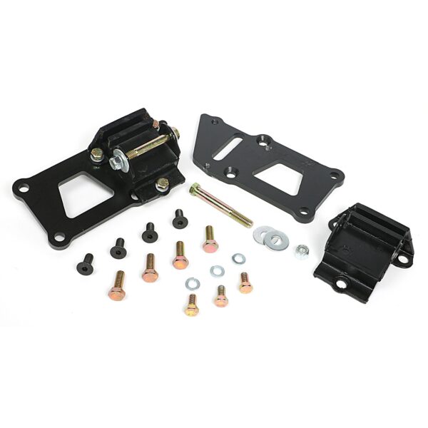TRANS-DAPT PERFORMANCE PRODUCTS MOUNT KIT-LS INTO SB CHEVY CHASSIS 1 1/4 IN. BACK W/ RUBBER PADS