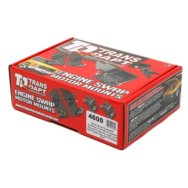 ENGINE MOUNT KIT; LS & 4L60E/70E IN '68-72 GM A-BODY (CHEVELLE/EL CAMINO, ETC)