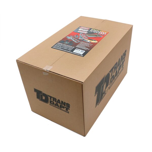 TRANS-DAPT PERFORMANCE PRODUCTS ENGINE SWAP IN A BOX KIT; LS IN '68-72 CHEVELLE, EL CAMINO (RELATED A-BODIES) WITH TH350 / TH400; 1-3/4 IN. MID-LENGTH HEADERS; 3 IN. COLLECTOR; INCLUDES HEADERS, OIL PAN, ENGINE MOUNTS- BLACK MAXX CERAMIC HEADERS