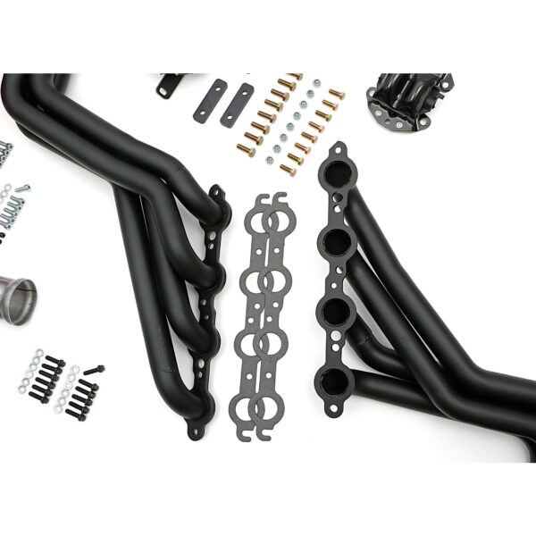 Engine SWAP-IN-A-BOX KIT; LS in 68-72 GM A-Body; TH350/TH400- Long Black Maxx